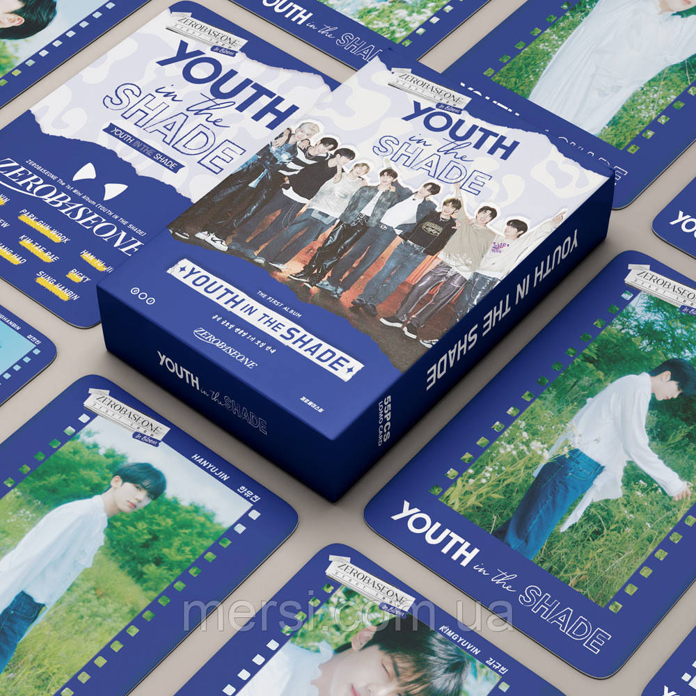 Фотокартки K-POP, lomo card, К-ПОП картки Zerobaseone 55 шт