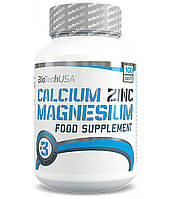 Мультиминералы для спорта BioTechUSA Calcium Zinc Magnesium 100 Tabs