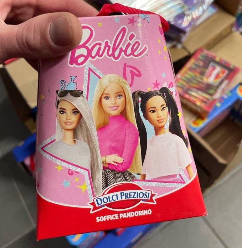 Подарунковий набір Barbie Pandorino con sorpresa 80g