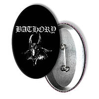 Bathory это легендарная шведская метал-группа - значок