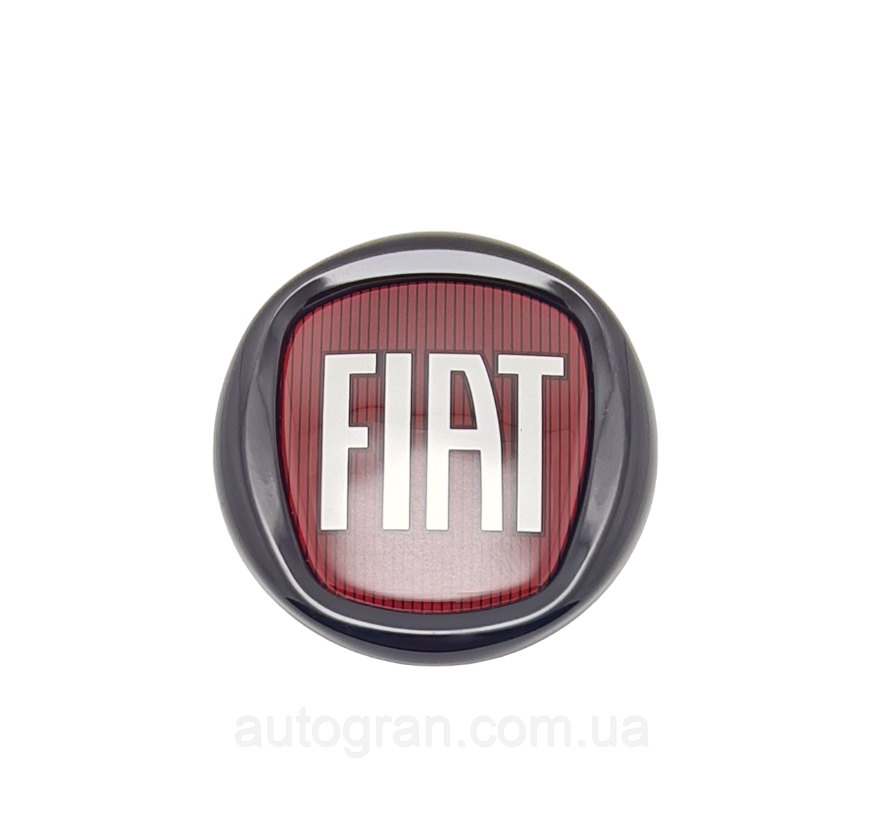 Емблема решітки радіатора Fiat 12см чорна, фото 1