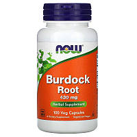 Корень лопуха NOW Foods Burdock Root 430 mg 100 Veg Caps