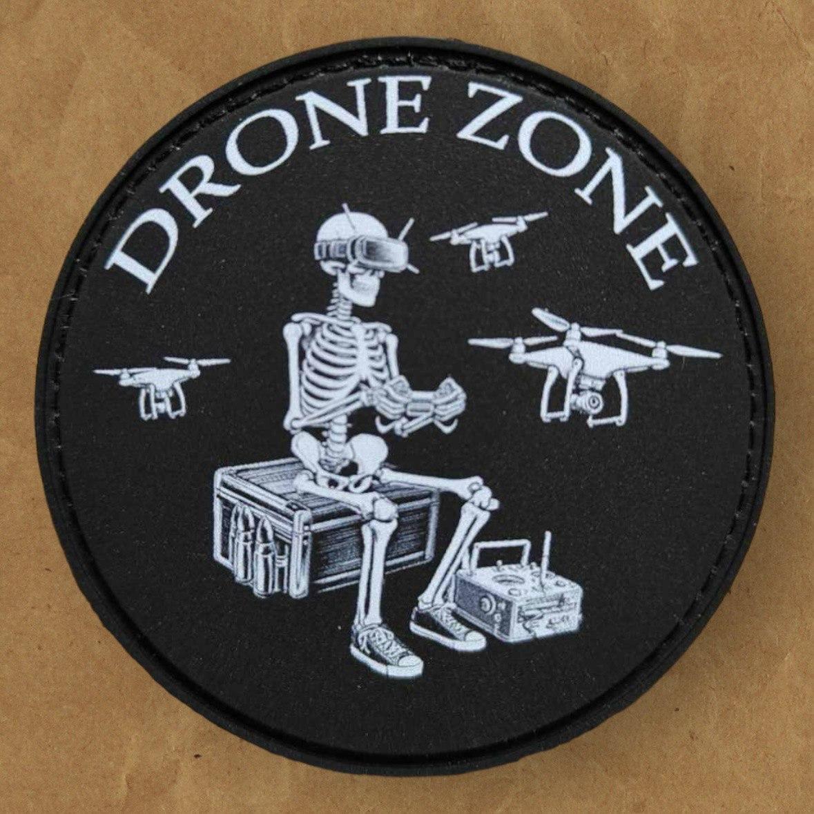 Шеврон оператор дрона Drone zone пвх
