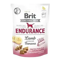 Лакомство для собак Brit Care Dog Functional Snack Endurance Lamb&Banana, 150г