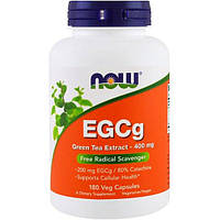 Зеленый чай NOW Foods EGCg Green Tea Extract 400 mg 180 Veg Caps