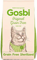 Беззерновой корм для стерилизованных котов Gosbi Original Grain Free Cat Sterilized 3 кг