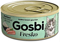 Влажный корм Gosbi Fresko Cat Sterilized Chicken Rice Консерва с курицей и рисом 70 грамм