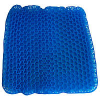 Ортопедическая гелевая подушка на стул мягкая подушка для стула egg sitter 38х35 см