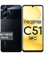 Смартфон Realme C51 4/128GB Carbon Black