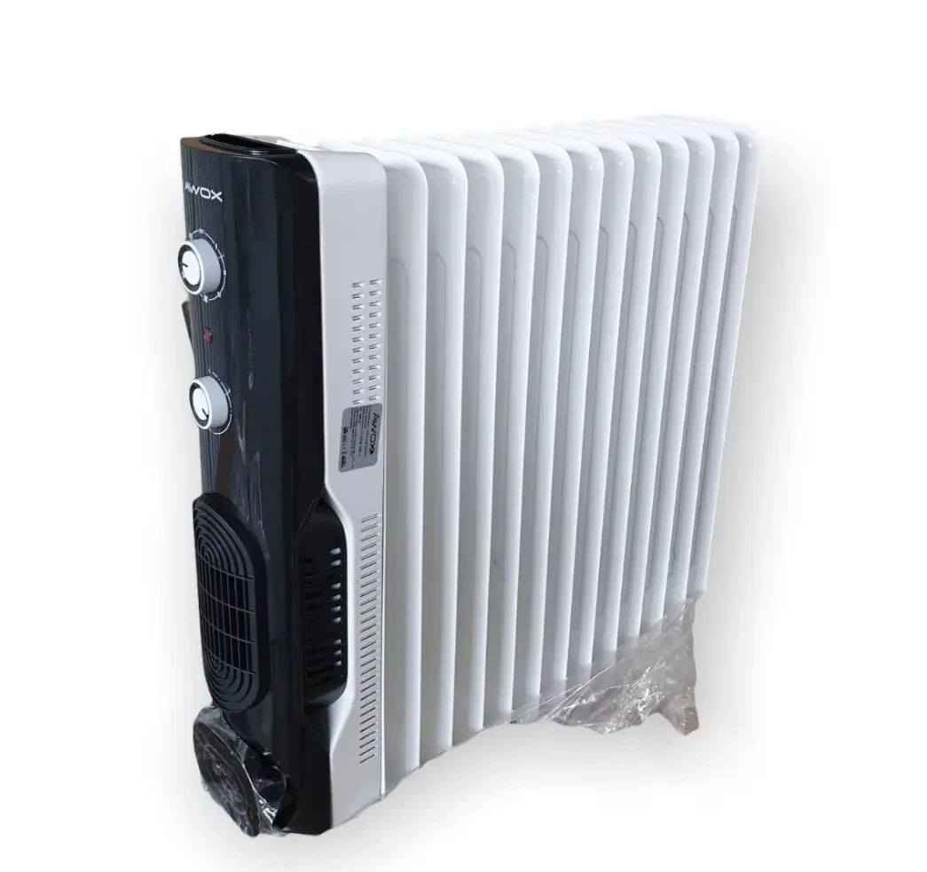 Оливний радіатор електричний AWOX dilimfit PRO (2,9 кВт, 13 секцій із вентилятором)