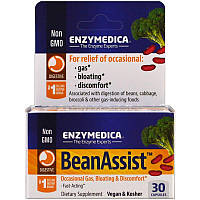 Фермент для переваривания сложных углеводов BeanAssist Enzymedica 30 капсул