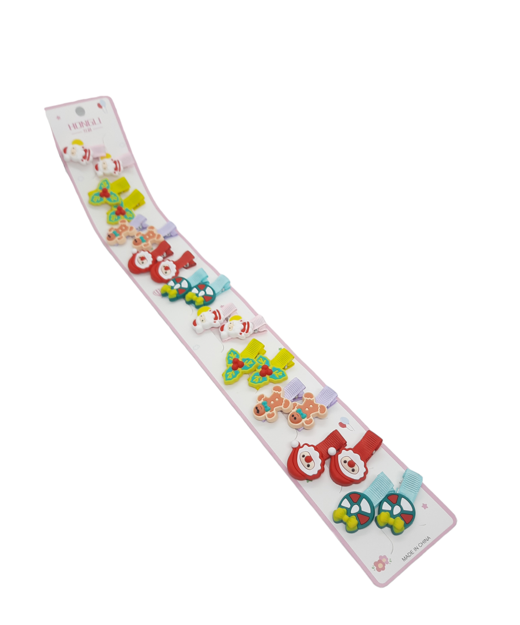 Дитяча заколка новорічна асорті, фото 1