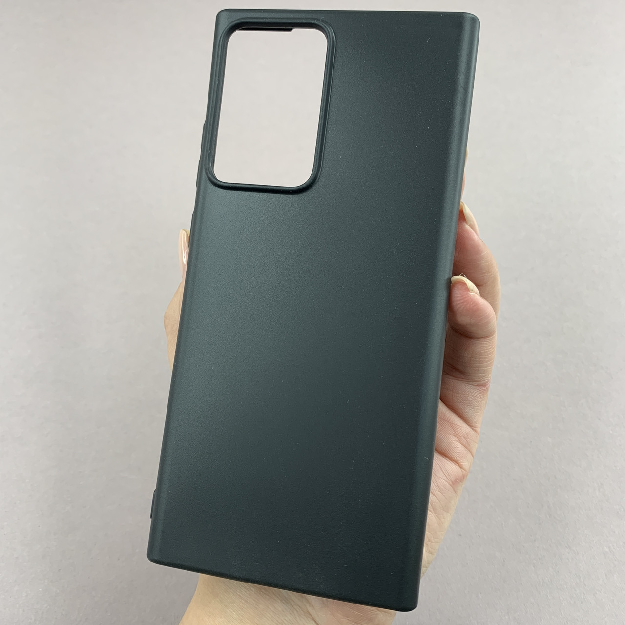 Чохол для Samsung Galaxy Note 20 Ultra матовий однотонний чохол на телефон самсунг нот 20 ультра чорний TPB