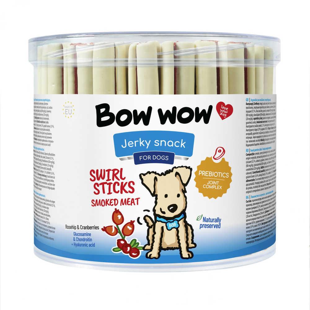 Лакомства для собак Bow wow вялені палички Копчене м'ясо 12см ( 55шт в уп.)
