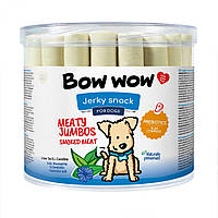 Лакомства для собак "Bow wow" мясные копченые палочки, 12 см (35шт/уп)