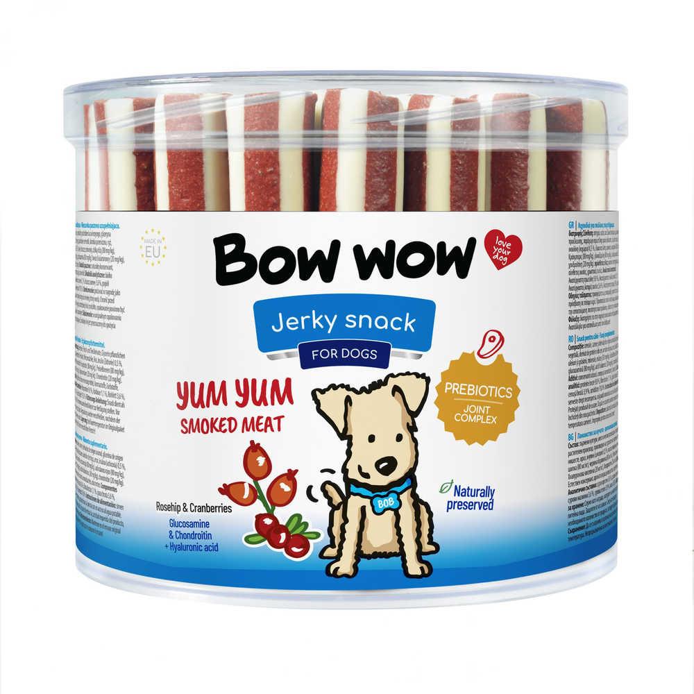 Ласощі для собак Bow wow палички зі смаком копченого м'яса (35 шт/уп)