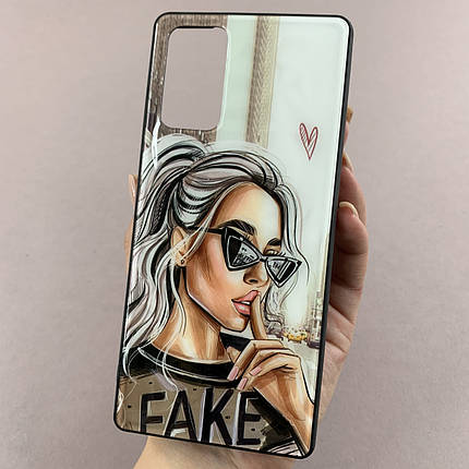 Чохол для Samsung Galaxy Note 20 Ladies з принтом з дівчинкою чохол на телефон самсунг нот 20 білий, фото 1