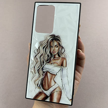 Чохол Samsung Galaxy Note 20 Plus Ladies з принтом з дівчинкою чохол на самсунг нот 20 плюс білий, фото 1
