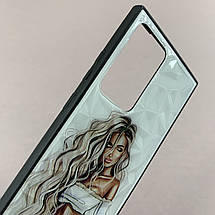 Чохол Samsung Galaxy Note 20 Plus Ladies з принтом з дівчинкою чохол на самсунг нот 20 плюс білий, фото 4