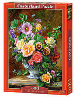 Пазлы 500 элементов "Цветы в вазе", B~52868 | Castorland