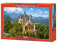 Пазлы 500 элементов "Вид на замок Нойшванштайн, Германия", B~53544 | Castorland