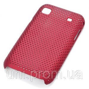 Galaxy S чохол накладка сітка Samsung i9000 черв, фото 1