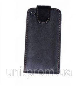 Iphone 4 чохол, футляр фліп чорний, фото 1