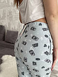 Флісові теплі штани жіноча піжама штани для дому жіночі флісові Fellix, фото 2
