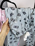 Флісові теплі штани жіноча піжама штани для дому жіночі флісові Fellix, фото 5