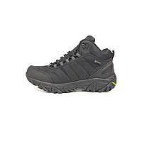 Мужские зимние кроссовки Merrell Moc ll (черные) модные высокие кроссовки 4079 Меррелл