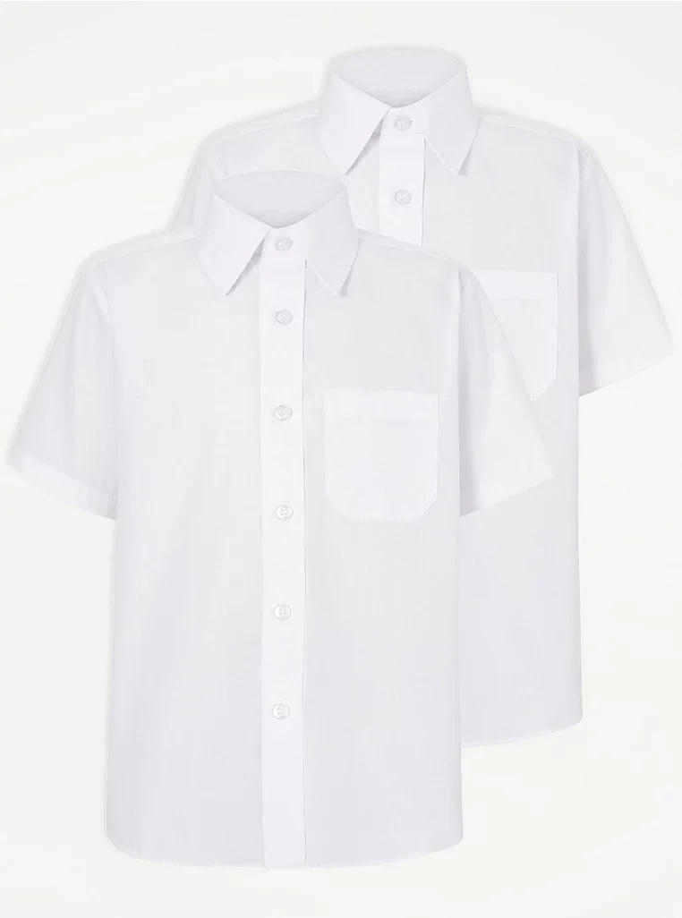 Сорочка для хлопчика біла короткий рукав George 98/104см, фото 1