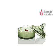 Свечи ароматизовані в склянці BartekSPA RETREAT з бамбуковим гнітом 150 г, фото 4