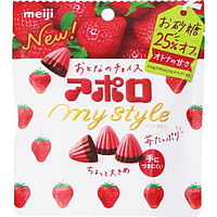 Шоколадные Конфеты Meij Apollo My Style Strawberry Клубника 41g