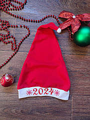 Новорічний ковпак, новорічна шапка Санти 9-12мес