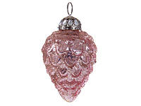 Елочное украшение Elena 12 см Розовый (876-018)