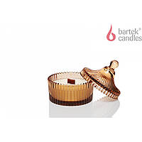 Свечи ароматизированные в стакане Bartek SPA RETREAT с бамбуковым фитилём 150г Amber