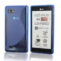 Гель Чохол LG Optimus 4X HD P880 синій