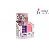 Свечи ароматизовані в склянці Bartek Mednight Peony and Sakura Morning з бамбуковим гнітом 150 г, фото 4