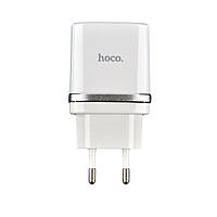 Сетевое зарядное устройство Hoco C12Q QC 3.0 3A 18 Вт кабель Micro USB Белый