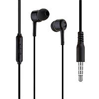 Проводные наушники Hoco 3.5 mm M82 La Musique вакуумные с микрофоном 1.2 m Black