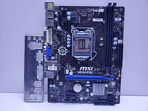 Материнська плата MSI H81M-P33 (Socket 1150,DDR3,б/у)