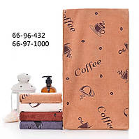Від 20 шт. Кухонний рушник Кофе 25х25 20 шт. в упаковці фібра купити оптом дешево в інтернет-магазині