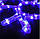 Вулична світлодіодна фігура "Сніжинка" з дюралайту, 40см, 220V, статичний режим, IP65, фото 6