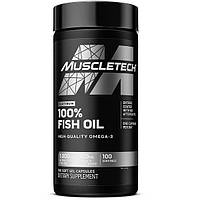 Омега для спорта MuscleTech Platinum 100% Omega Fish Oil 100 Softgels