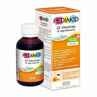 Витаминно-минеральный комплекс Pediakid 22 Vitamins and minerals 125 ml /25 servings/ Orange Apricot