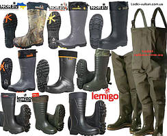 Чоботи, заброди, комбінезони з чоботами NorFin, Lemigo
