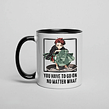 Чашка аніме "Клинок розсікаючий демонів", кружка з прінтом Орігамі OM 6206, фото 2