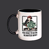 Чашка аніме "Клинок розсікаючий демонів", кружка з прінтом Орігамі OM 6206, фото 3