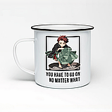 Чашка аніме "Клинок розсікаючий демонів", кружка з прінтом Орігамі OM 6206, фото 4