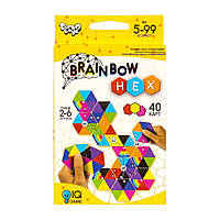 Развлекательная карточная игра "Brainbow HEX" Danko Toys G-BRH-01-01 40 карт